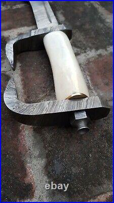 Custom Handmade Hand Forged Damascus Steel Sparten Sword 300 Bc Movie Sword