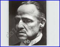 Dark Moody Headshot MARLON BRANDO Godfather ICONIC Film Actor 1970s Press Photo