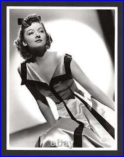 Devine Alluring C1920 Myrna Loy Silk Gown Glamour Laszlo Willinger 10x13 Photo