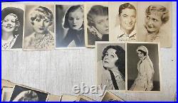 ESTATE Collection 1920-30s Silent Movie & Talkies Actors Publicity PHOTOS +AUTOS