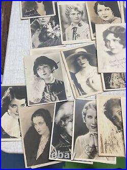 ESTATE Collection 1920-30s Silent Movie & Talkies Actors Publicity PHOTOS +AUTOS