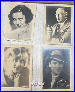 ESTATE Collection 1920-30s Silent Movie & Talkies Actors Publicity PHOTOS +AUTOS