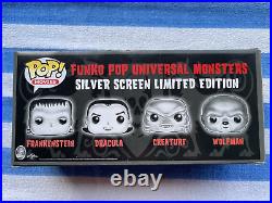 Funko Pop Universal Monsters 4 Pack Black & White Gemini Collectibles Exclusive