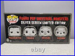 Funko Pop Universal Monsters 4 Pack Black & White Gemini Collectibles Exclusive