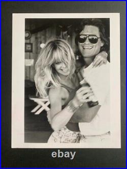 GOLDIE HAWN KURT RUSSELL Rare Original VINTAGE Press Photo by HERB RITTS 1989