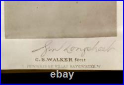 General James Longstreet Civil War Unverified Signature Negative Photo Film