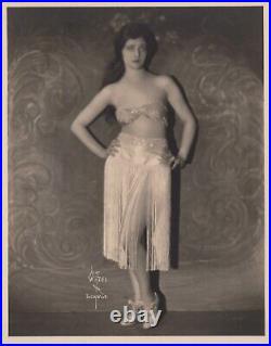 HOLLYWOOD JETTA GOUDAL STRIKING STUNNING PORTRAIT 1910s Albert Witzel PHOTO 808