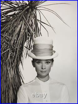 Hollywood Audrey Hepburn Fashion Guilaroff 1961 Cecil Beaton XXL Orig Photo