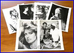 Huge Lot of 200 8x10 Vintage Glossy Photos of Celebrities TV Movie Stars Singers