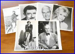 Huge Lot of 200 8x10 Vintage Glossy Photos of Celebrities TV Movie Stars Singers