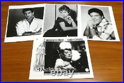 Huge Lot of 300 8x10 Vintage Glossy Photos of Celebrities TV Movie Stars Singers