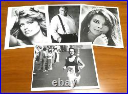 Huge Lot of 300 8x10 Vintage Glossy Photos of Celebrities TV Movie Stars Singers