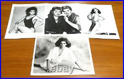 Huge Lot of 300 8x10 Vintage Glossy Photos of Celebrities TV Movie Stars Singers