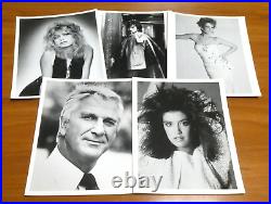 Huge Lot of 600 8x10 Vintage Glossy Photos of Celebrities TV Movie Stars Singers