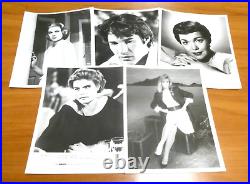 Huge Lot of 600 8x10 Vintage Glossy Photos of Celebrities TV Movie Stars Singers