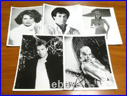 Huge Lot of 600 8x10 Vintage Glossy Photos of Celebrities TV Movie Stars Singers