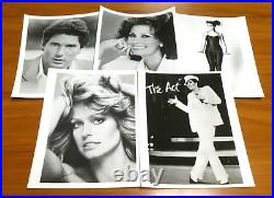 Huge Lot of 600 8x10 Vintage Glossy Photos of Celebrities TV Movie Stars Singers