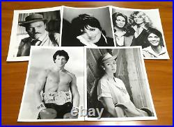 Huge Lot of 600 8x10 Vintage Glossy Photos of Celebrities TV Movie Stars Singers