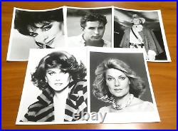 Huge Lot of 600 8x10 Vintage Glossy Photos of Celebrities TV Movie Stars Singers