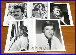 Huge Lot of 800 8x10 Vintage Glossy Photos of Celebrities TV Movie Stars Singers