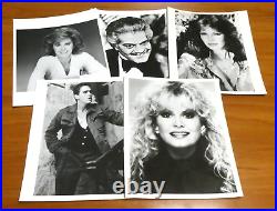 Huge Lot of 800 8x10 Vintage Glossy Photos of Celebrities TV Movie Stars Singers