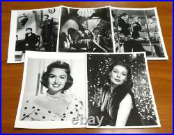 Huge Lot of 800 8x10 Vintage Glossy Photos of Celebrities TV Movie Stars Singers