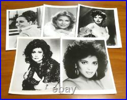 Huge Lot of 800 8x10 Vintage Glossy Photos of Celebrities TV Movie Stars Singers