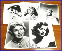 Huge Lot of 800 8x10 Vintage Glossy Photos of Celebrities TV Movie Stars Singers