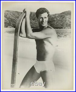 Hugh O'Brian 1970 Gorgeous Surfer Beefcake Male Physique Hunk Stud Gay 10038