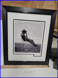 James Dean Original 10x12 Photo Resting In Chair On Set Of 1956 Film Giant