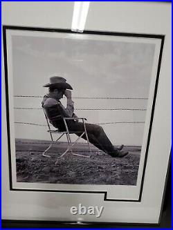 James Dean Original 10x12 Photo Resting In Chair On Set Of 1956 Film Giant