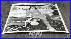 Joan Crawford Original Studio Photo Warner Bros Publicity Still 1940s Dress RARE