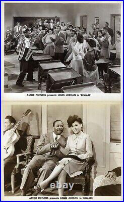 LOUIS JORDAN BEWARE (1946) Photo collection for African American musical film