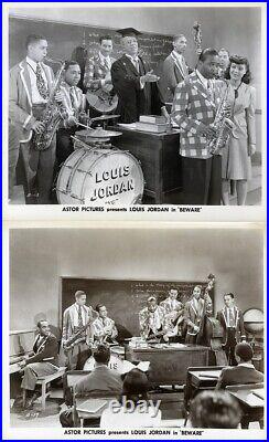 LOUIS JORDAN BEWARE (1946) Photo collection for African American musical film