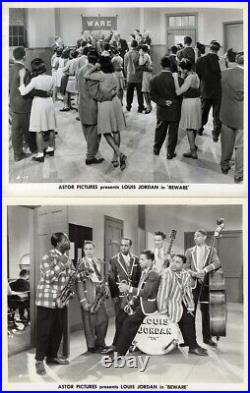 LOUIS JORDAN BEWARE (1946) Photo collection for African American musical film