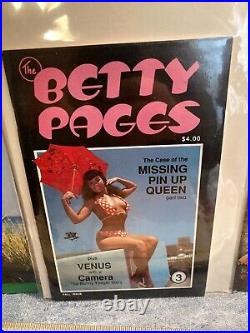 Lot Of 6 The Betty Pages Bettie Page Digest Pinup Magazine Cheesecake Movie Star