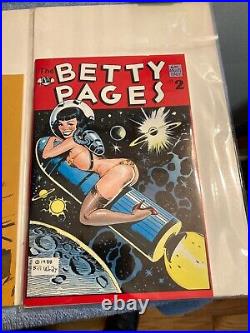 Lot Of 6 The Betty Pages Bettie Page Digest Pinup Magazine Cheesecake Movie Star