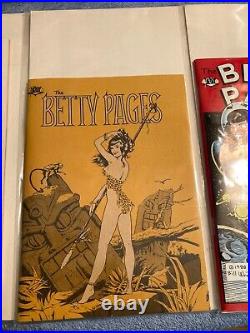 Lot Of 6 The Betty Pages Bettie Page Digest Pinup Magazine Cheesecake Movie Star