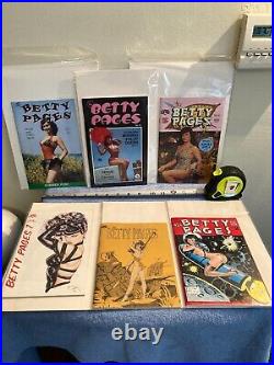 Lot Of 6 The Betty Pages Bettie Page Digest Pinup Magazine Cheesecake Movie Star