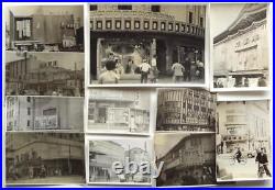 Lot of 100 Japanese movie theater photographs from around 1955