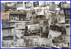 Lot of 100 Japanese movie theater photographs from around 1955