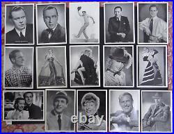 Lot of 138 Vintage photo of famous actors portrait, film scene, Ross Postcard