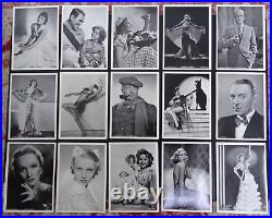 Lot of 138 Vintage photo of famous actors portrait, film scene, Ross Postcard