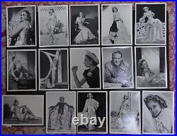 Lot of 138 Vintage photo of famous actors portrait, film scene, Ross Postcard