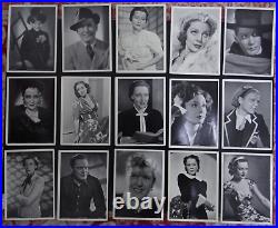 Lot of 138 Vintage photo of famous actors portrait, film scene, Ross Postcard