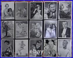 Lot of 138 Vintage photo of famous actors portrait, film scene, Ross Postcard