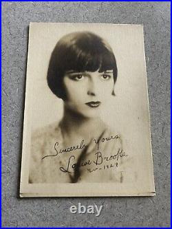 Louise Brooks Silent film Hollywood Beauty Stylish Glamorous Photo, Vintage