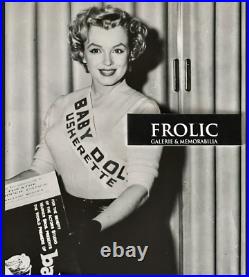 MARILYN MONROE 1956 Original Photo Usherette at theBaby Doll Movie Premiere