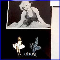 Marilyn Monroe 11 Postcard 9 Card 1 Photo 2 Badge Collection Hollywood Film Star