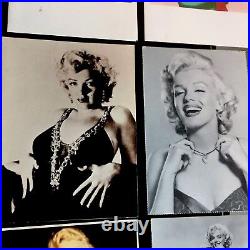 Marilyn Monroe 11 Postcard 9 Card 1 Photo 2 Badge Collection Hollywood Film Star